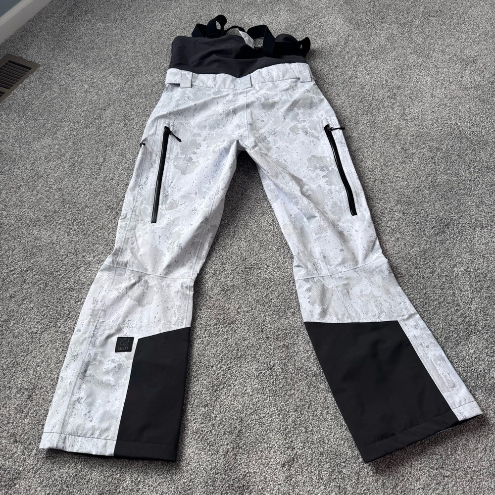 Helly Hansen Men’s Sogn Bib Shell pants -  gray fog camo - men’s medium - BNWT - Picture 6 of 6